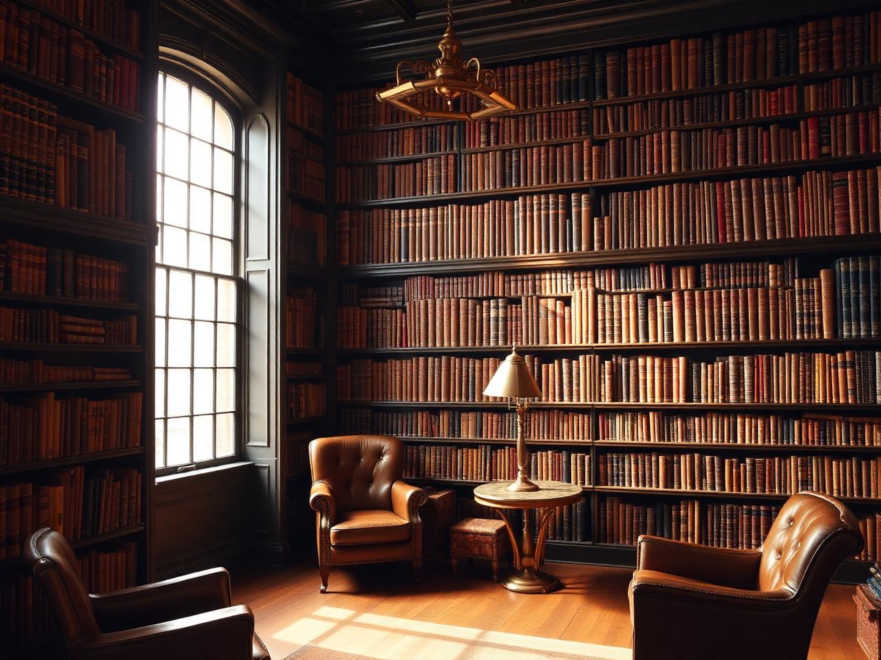 A library 2,000 volumes deep